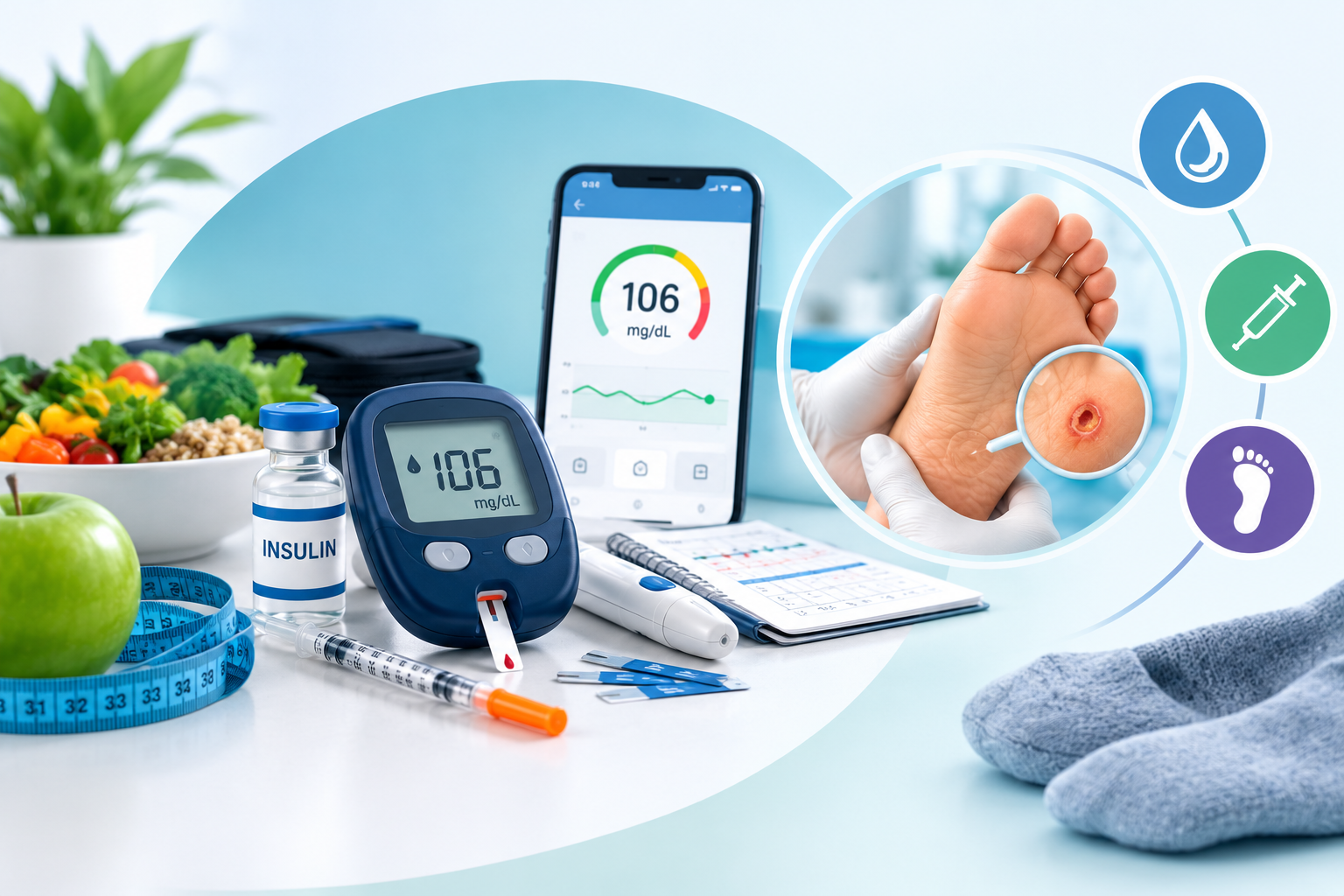 Diabetes care & Diabetes foot care